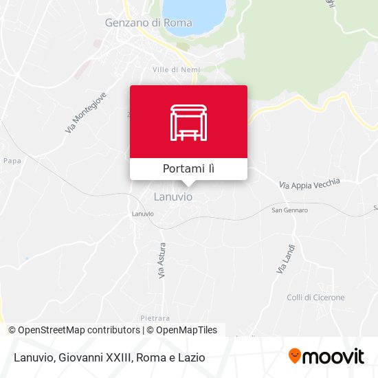 Mappa Lanuvio, Giovanni XXIII