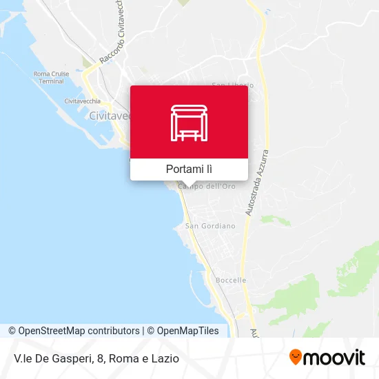 Mappa V.le De Gasperi, 8