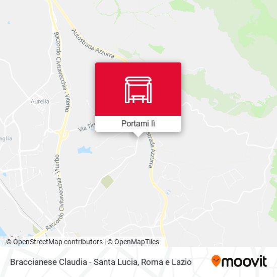 Mappa Braccianese Claudia - Santa Lucia