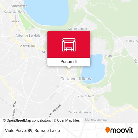 Mappa Viale Piave, 89