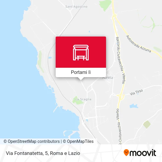 Mappa Via Fontanatetta, 5
