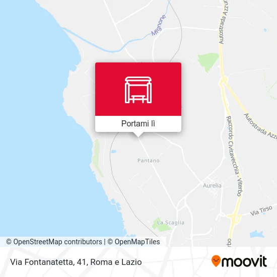 Mappa Via Fontanatetta, 41