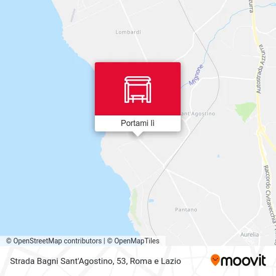 Mappa Strada Bagni Sant'Agostino, 53