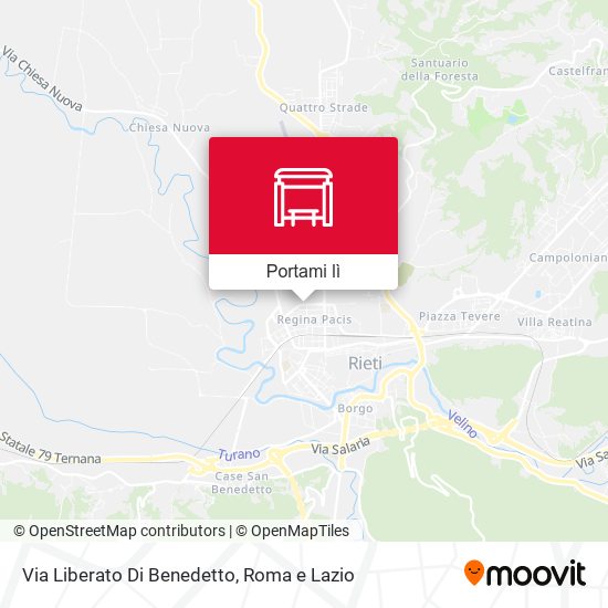 Mappa Via Liberato Di Benedetto