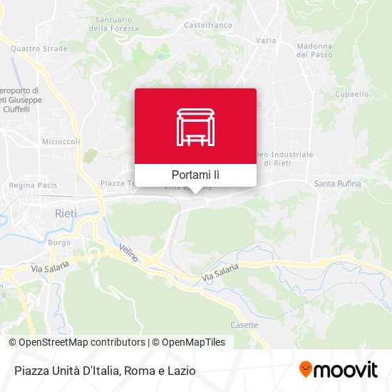 Mappa Piazza Unità D'Italia