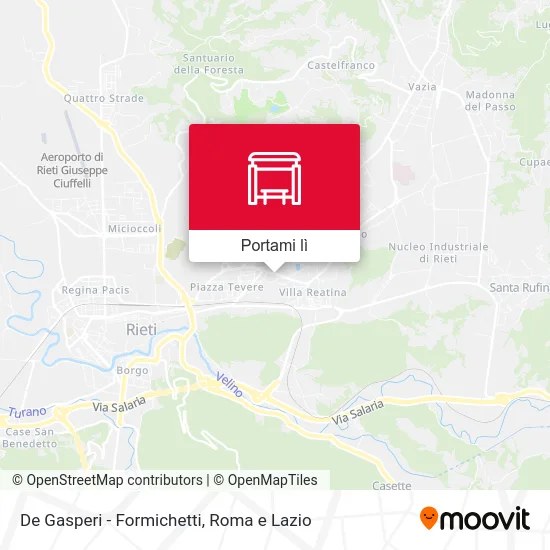 Mappa De Gasperi - Formichetti