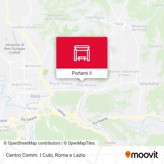 Mappa Centro Comm. I Cubi