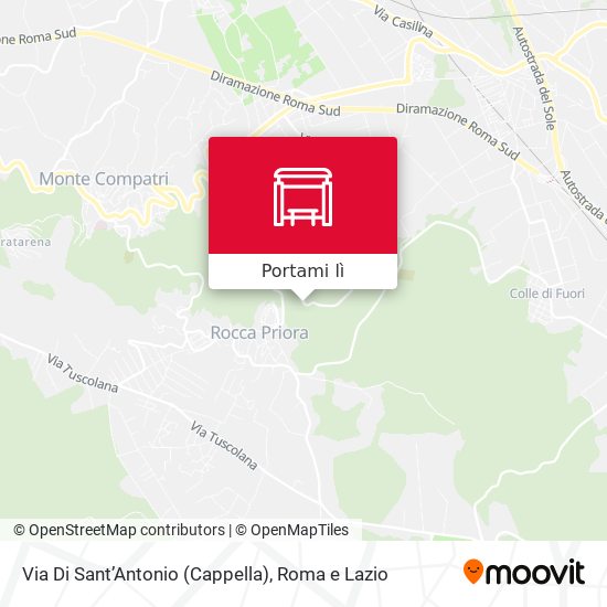 Mappa Via Di Sant’Antonio (Cappella)