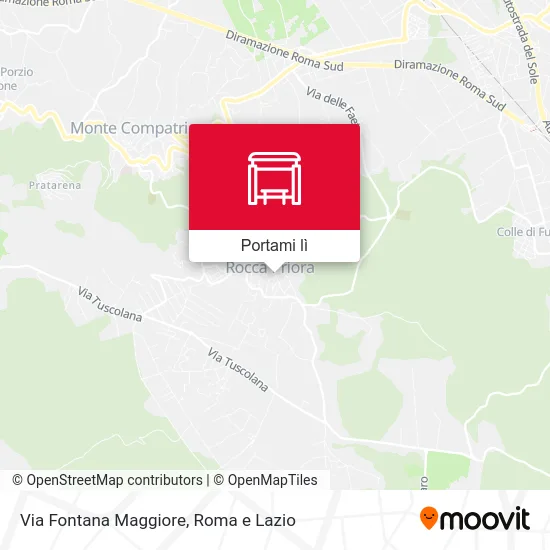 Mappa Via Fontana Maggiore