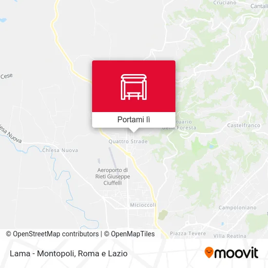 Mappa Lama - Montopoli