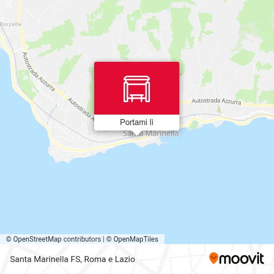 Mappa Santa Marinella FS