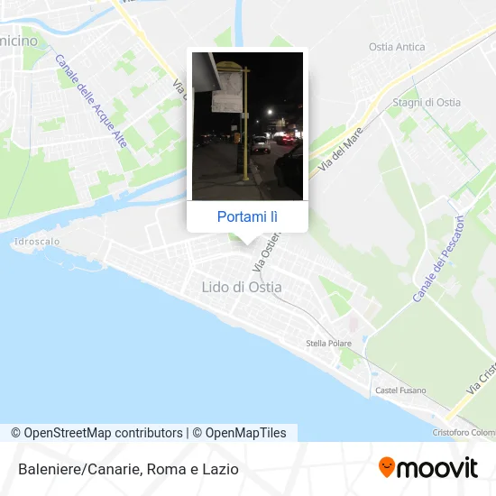 Mappa Baleniere/Canarie