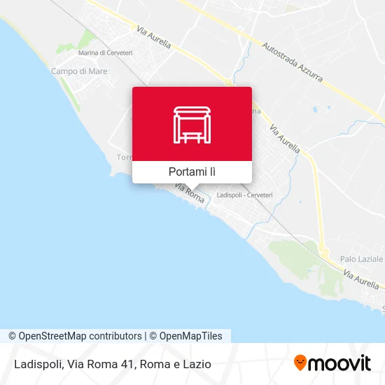 Mappa Ladispoli, Via Roma 41