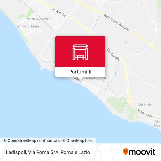 Mappa Ladispoli, Via Roma 5/A