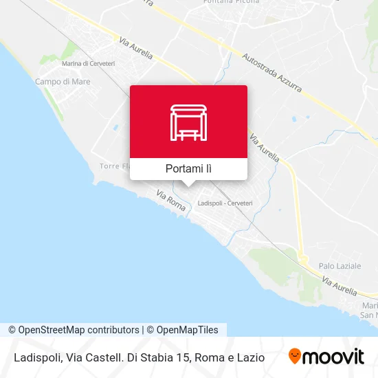 Mappa Ladispoli, Via Castell. Di Stabia 15