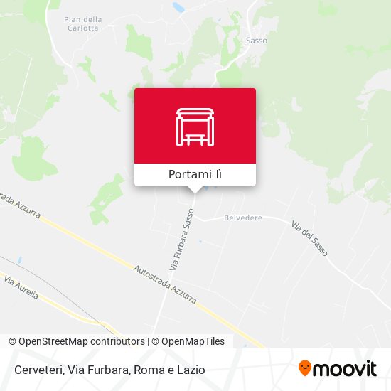 Mappa Cerveteri, Via Furbara