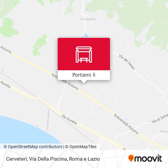 Mappa Cerveteri, Via Della Piscina