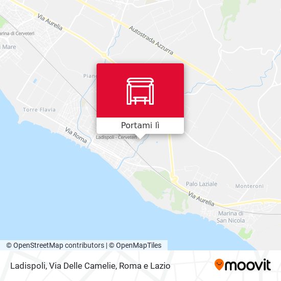Mappa Ladispoli, Via Delle Camelie