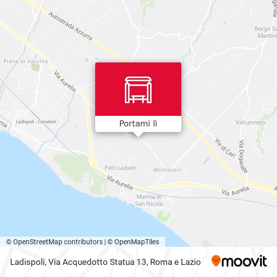 Mappa Ladispoli, Via Acquedotto Statua 13