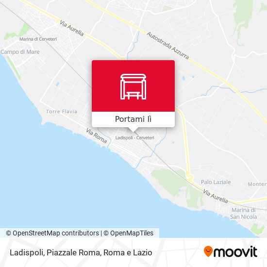 Mappa Ladispoli, Piazzale Roma