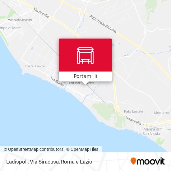 Mappa Ladispoli, Via Siracusa