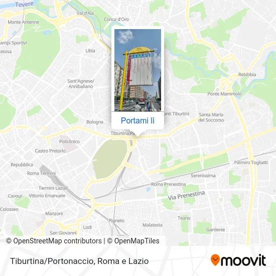 Mappa Tiburtina/Portonaccio