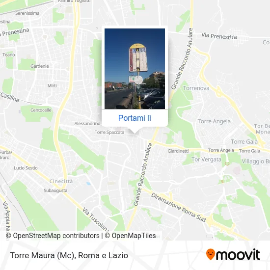 Mappa Torre Maura (Mc)