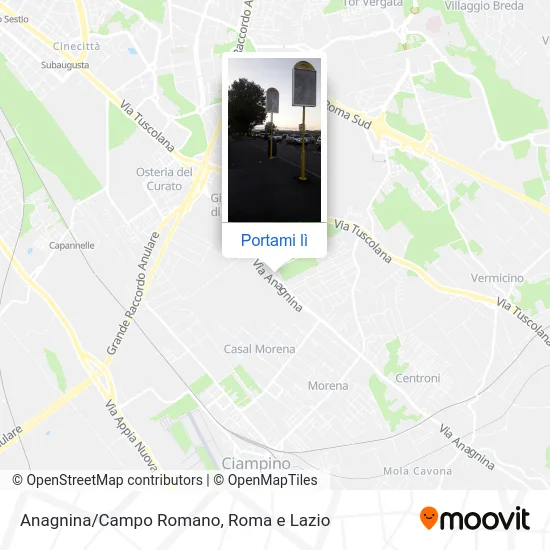 Mappa Anagnina/Campo Romano