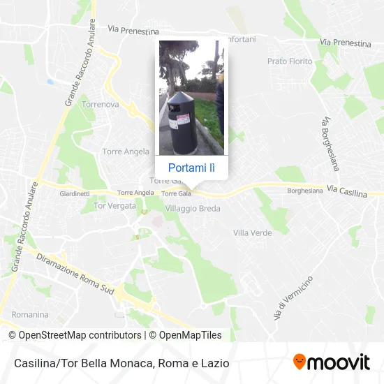 Mappa Casilina/Tor Bella Monaca