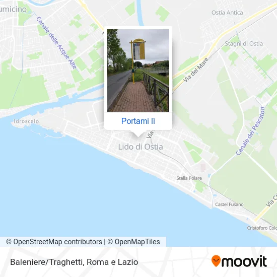 Mappa Baleniere/Traghetti