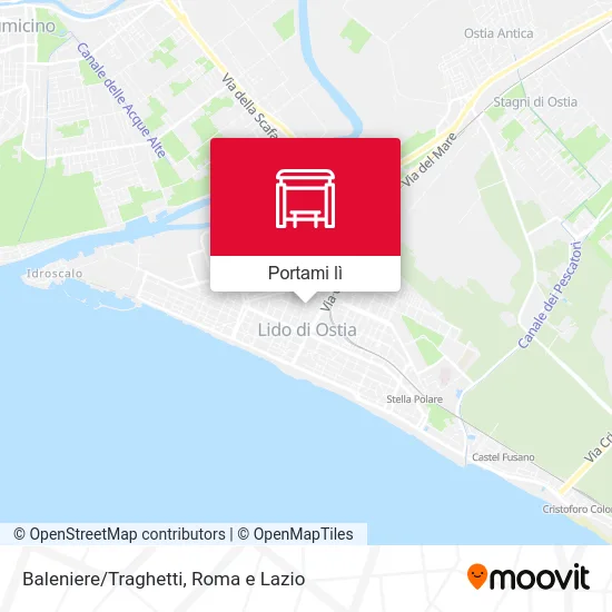 Mappa Baleniere/Traghetti