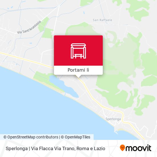 Mappa Sperlonga | Via Flacca Via Trano