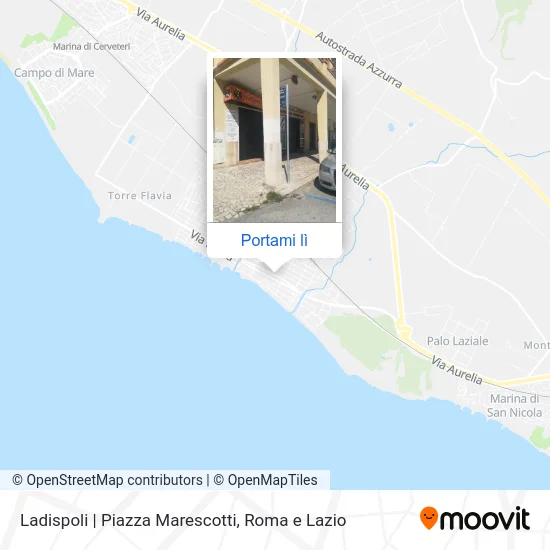 Mappa Ladispoli | Piazza Marescotti
