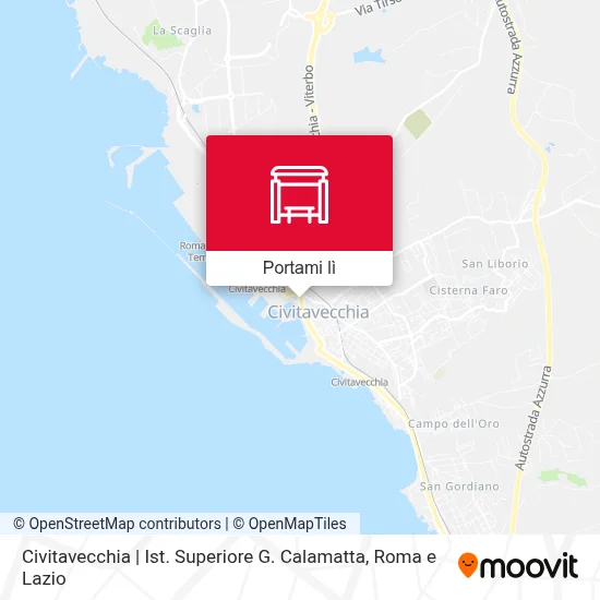 Mappa Civitavecchia | Ist. Superiore G. Calamatta