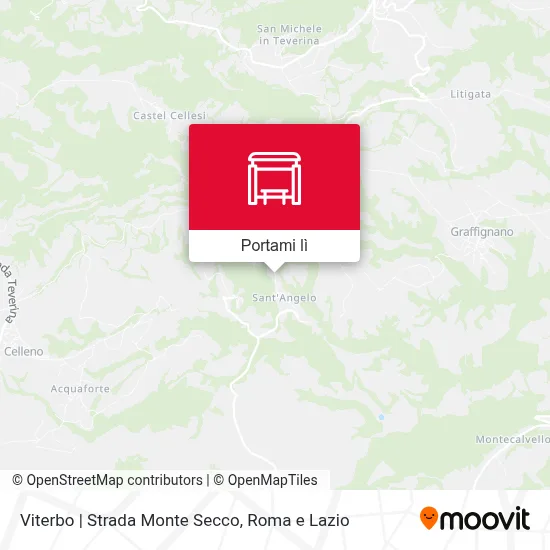 Mappa Viterbo | Strada Monte Secco