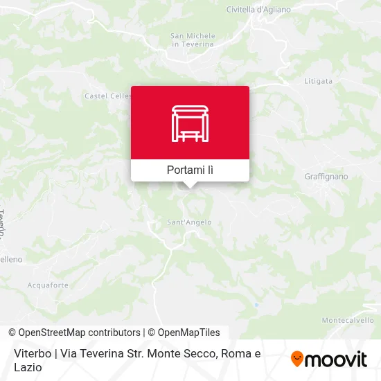 Mappa Viterbo | Via Teverina Str. Monte Secco