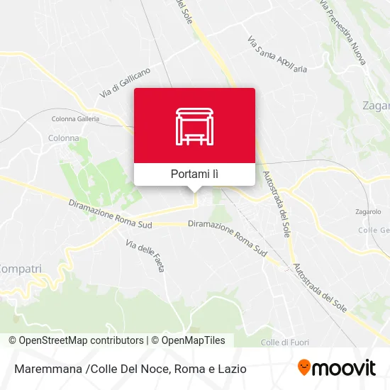 Mappa Maremmana /Colle Del Noce