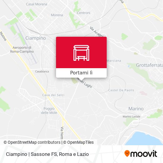Mappa Ciampino | Sassone FS