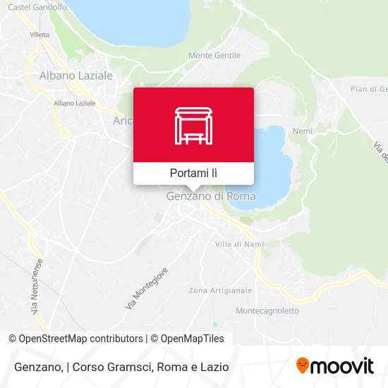 Mappa Genzano, | Corso Gramsci