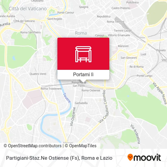 Mappa Partigiani-Staz.Ne Ostiense (Fs)