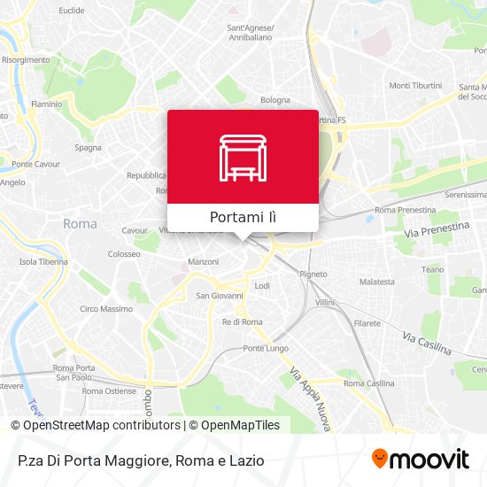 Mappa P.za Di Porta Maggiore