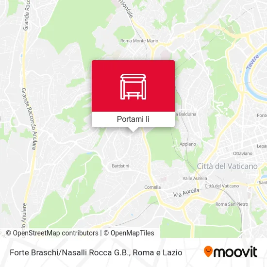 Mappa Forte Braschi / Nasalli Rocca G.B.