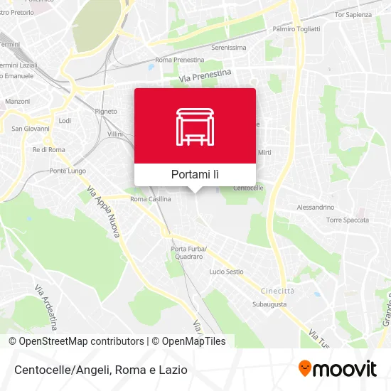 Mappa Centocelle/Angeli