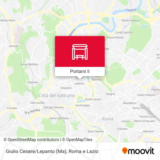 Mappa Giulio Cesare/Lepanto (Ma)