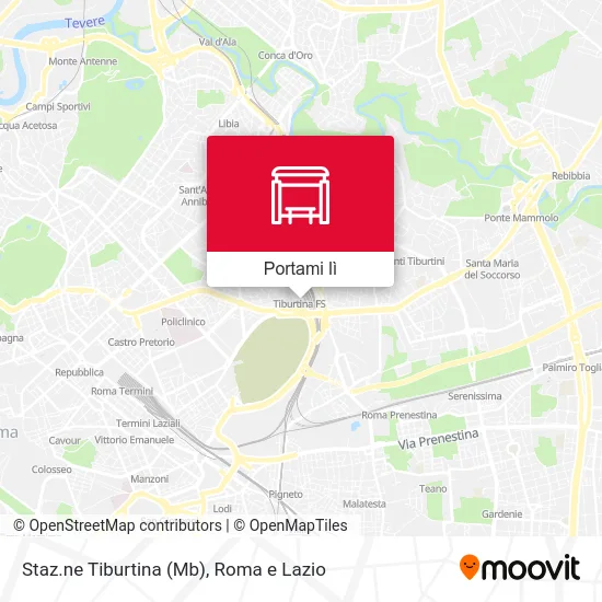 Mappa Staz.ne Tiburtina (Mb)