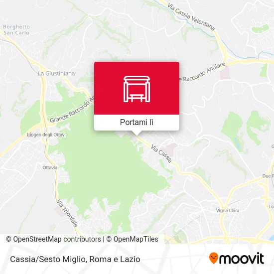Mappa Cassia/Sesto Miglio