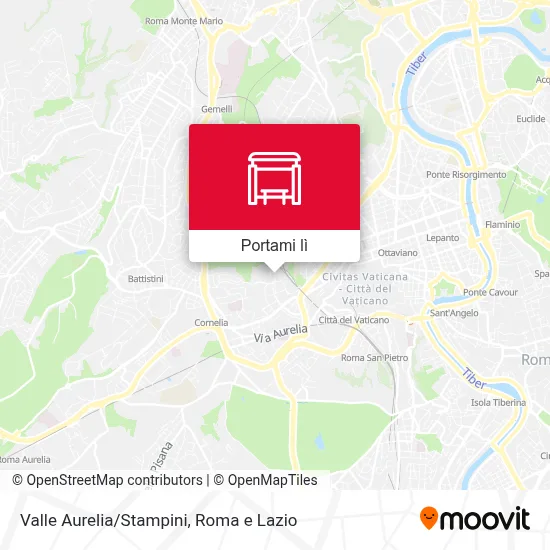 Mappa Valle Aurelia/Stampini