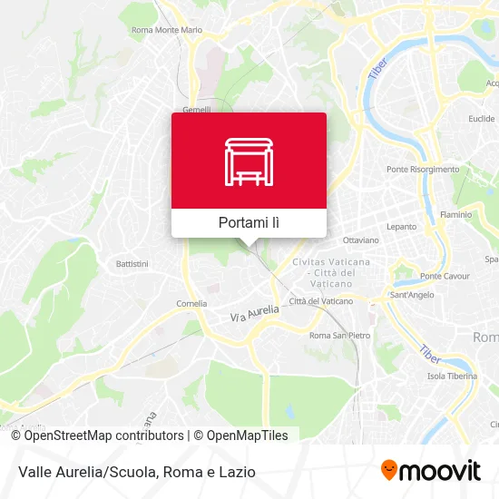 Mappa Valle Aurelia/Scuola