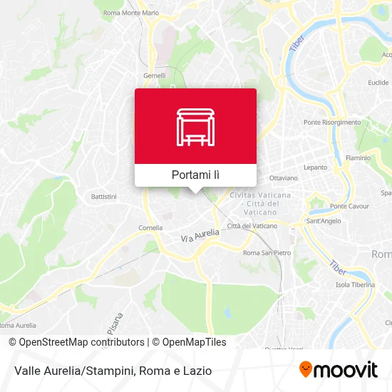 Mappa Valle Aurelia/Stampini