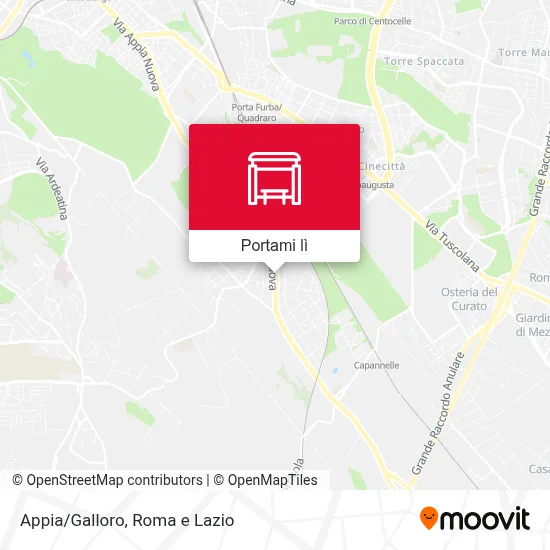 Mappa Appia/Galloro
